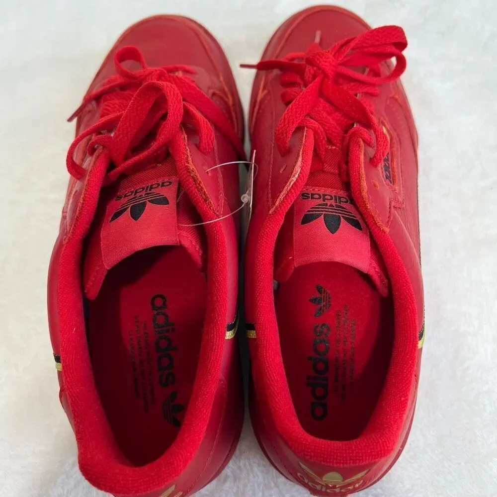 Adidas Red Continental 80 Lace Up Sneakers 9 Men NEW